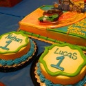 Twin Boy Birthday Cake