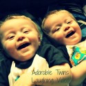 Twins Laughing